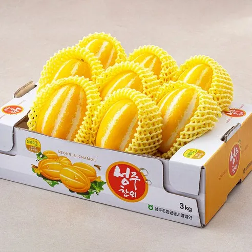 성주 당도선별 참외 로열과 8~12입