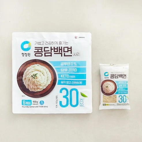 청정원 콩담백면 6개입