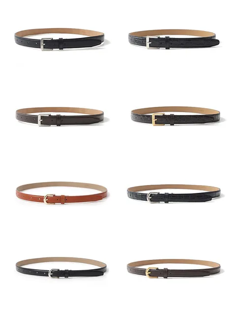 룩캐스트 제이드 레더 벨트 JADE LEATHER BELT_8colors