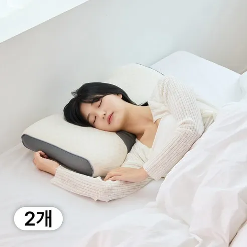 슬립포어 목편한 잠 잘오는 경추 수면 베개 2p