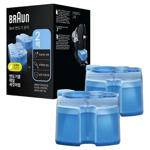 BRAUN ํด๋ฆฐ ์ค ๋ฆฌ๋ด ๋ฉด๋๊ธฐ ์ธ์ ์ก 6๊ฐ์
