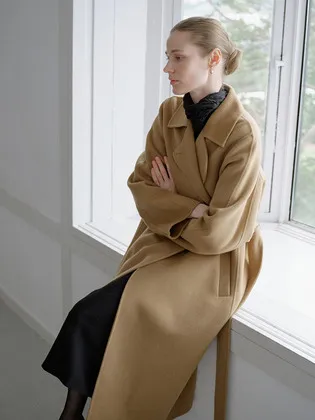 프론트로우 Premium Cashmere-blend Handmade Coat_3color