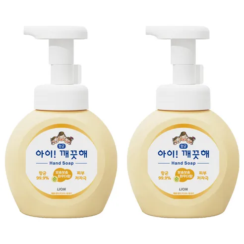 아이깨끗해 항균 폼 핸드솝 순 보송보송 파우더향