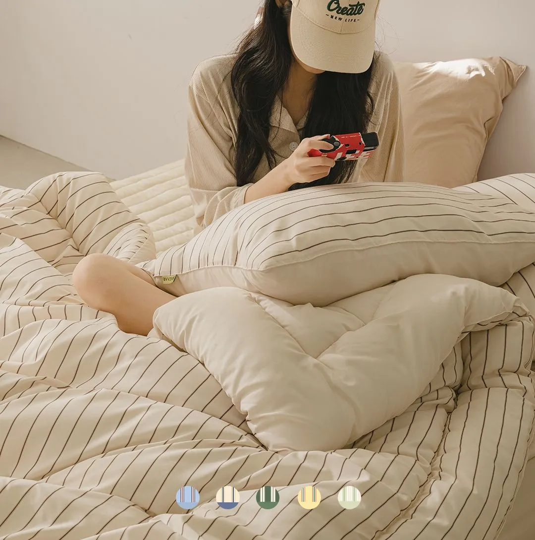 바자르 신규컬러 말랑폭신 인더빌리지 복숭아촉감 먼지없는 사계절 차렵이불세트 SS Q 10컬러
