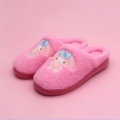 SHOELAMODE 마이멜로디 하트 방한슬리퍼