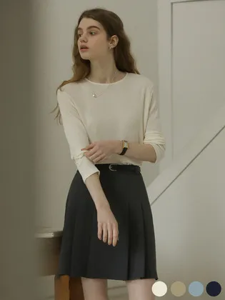 틸아이다이 여울 Pick Modal basic slim t-shirt 4color