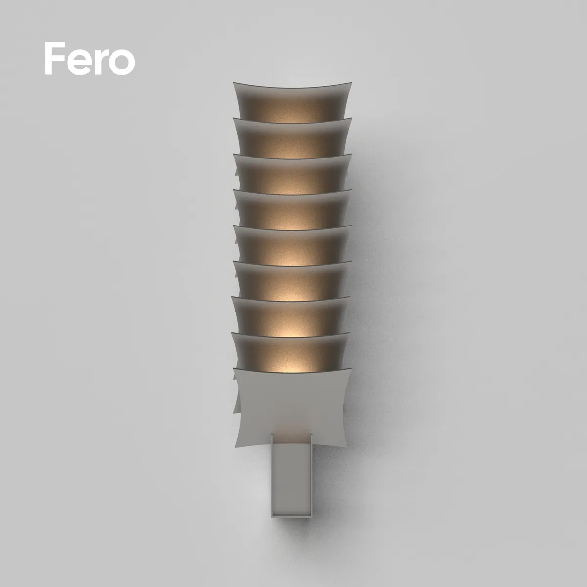 Fero Kiwa Sconce 01 기와조명 무타공 스텐벽조명 쇠테리어 한옥조명
