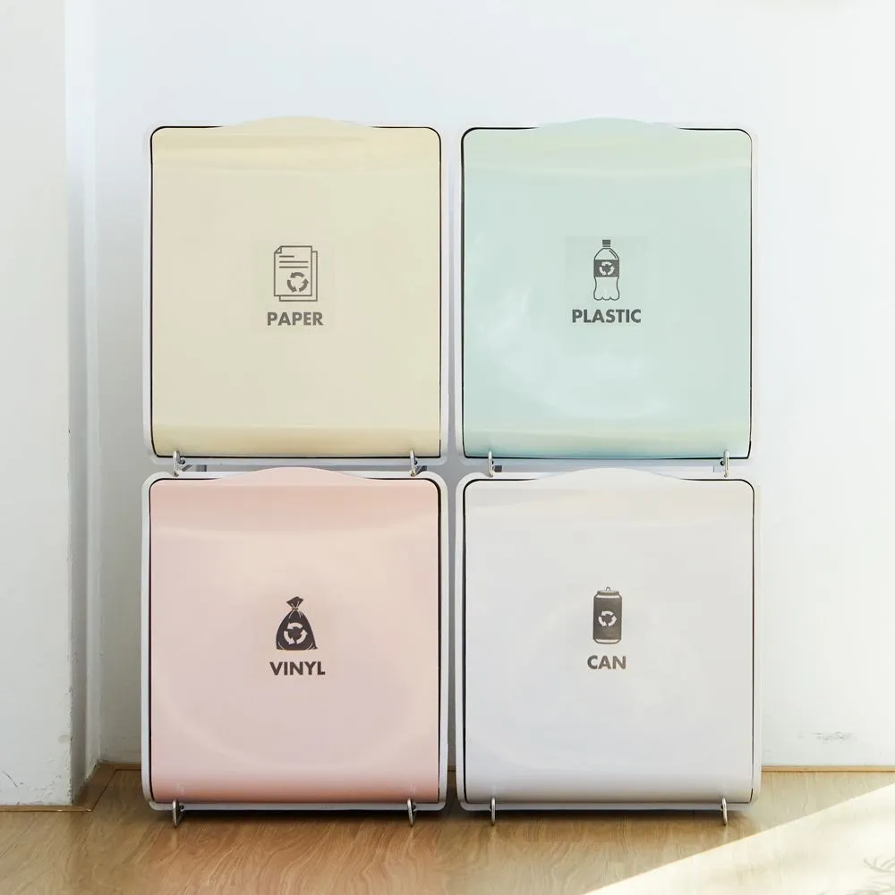 센스큐 매직큐브 32L 재활용 분리수거함 휴지통 다용도 수납함 5color