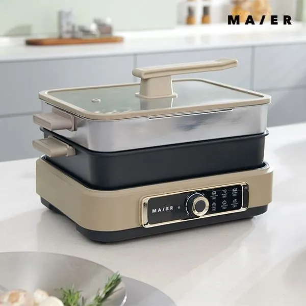 마이어(Maier) 3in1 멀티쿠커 MK-METI001 다용도 찜기