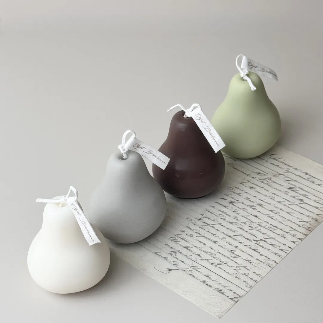 오브제브릭브라운 서양배 오브제캔들 4color Pear Objet Candle