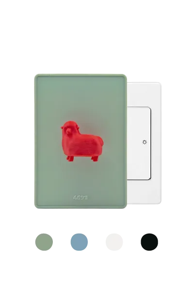 4691프로젝트 Red Sheep Ed 붉은 양 스위치 커버 1구 4color