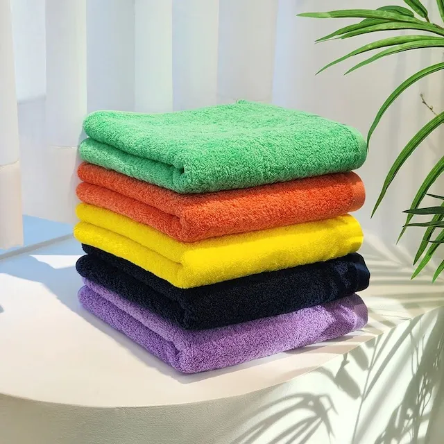 쥬련제작소 국내최초 60수 200g 고중량 12컬러 고급 항균 호텔수건 10장세트