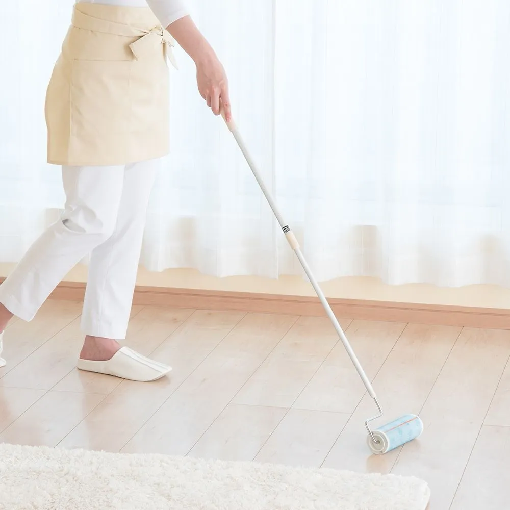 고로고로 테이프클리너 락버튼 2단 길이조절 마루용 롱본체 플로어클린 돌돌이 찍찍이