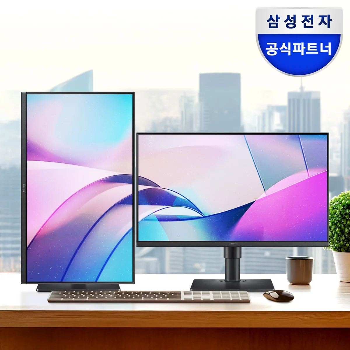 삼성전자 삼성 에센셜 모니터 68.6cm S40GD S27D400 FHD 100Hz 피벗모니터