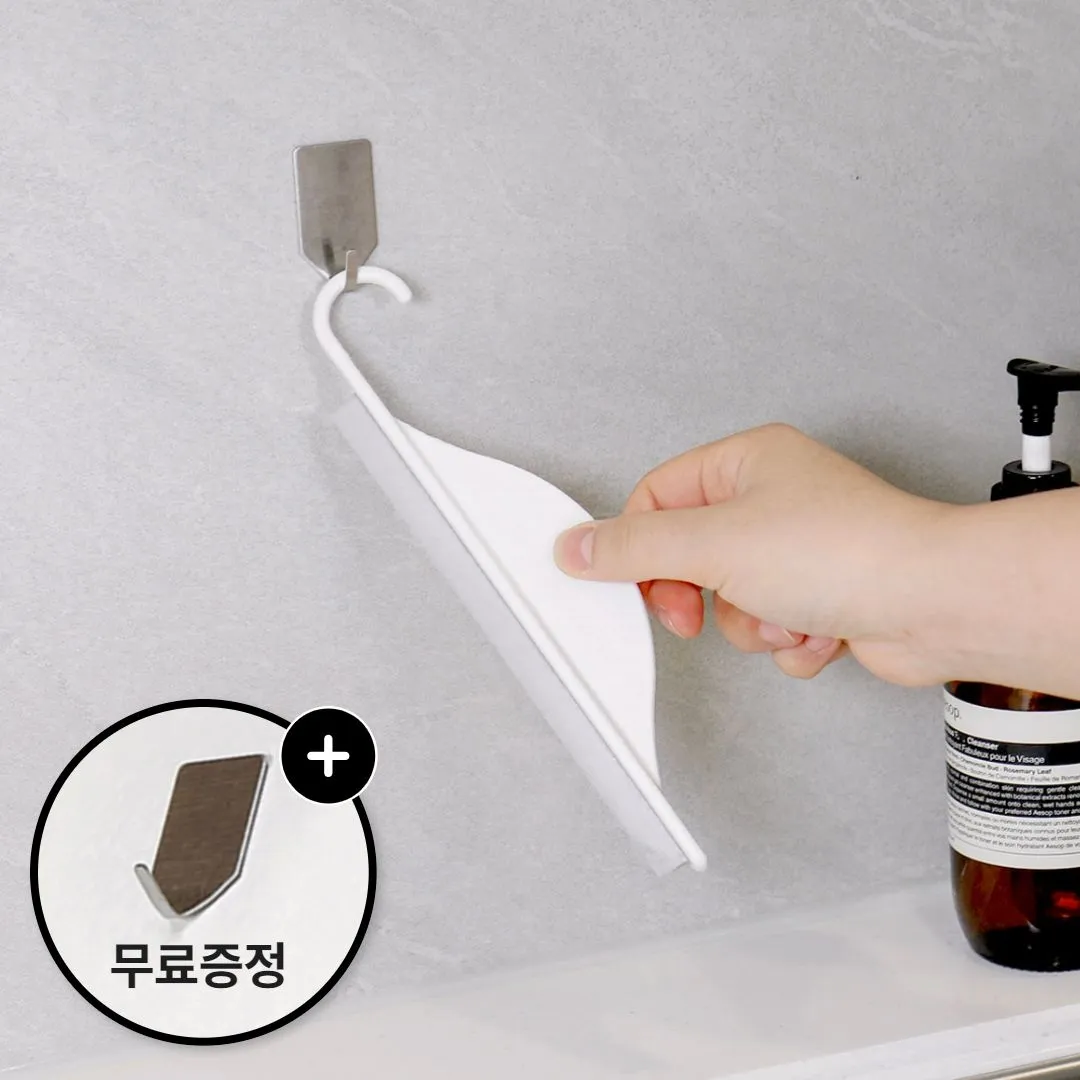 홈튜디오 걸어서 보관하는 욕실 주방 미니스퀴지 스텐고리 세트