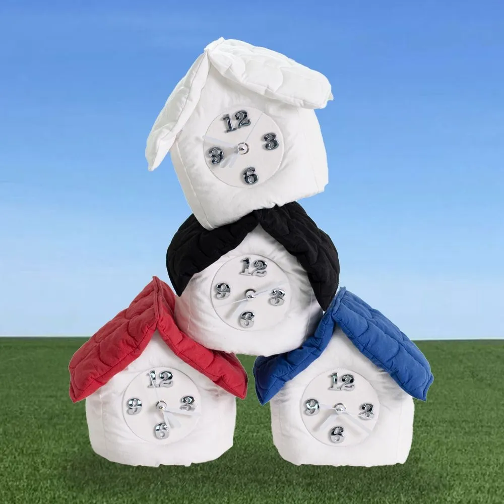 도키도키 Poktak House Clock 폭딱하우스 무소음 탁상 벽시계 4color