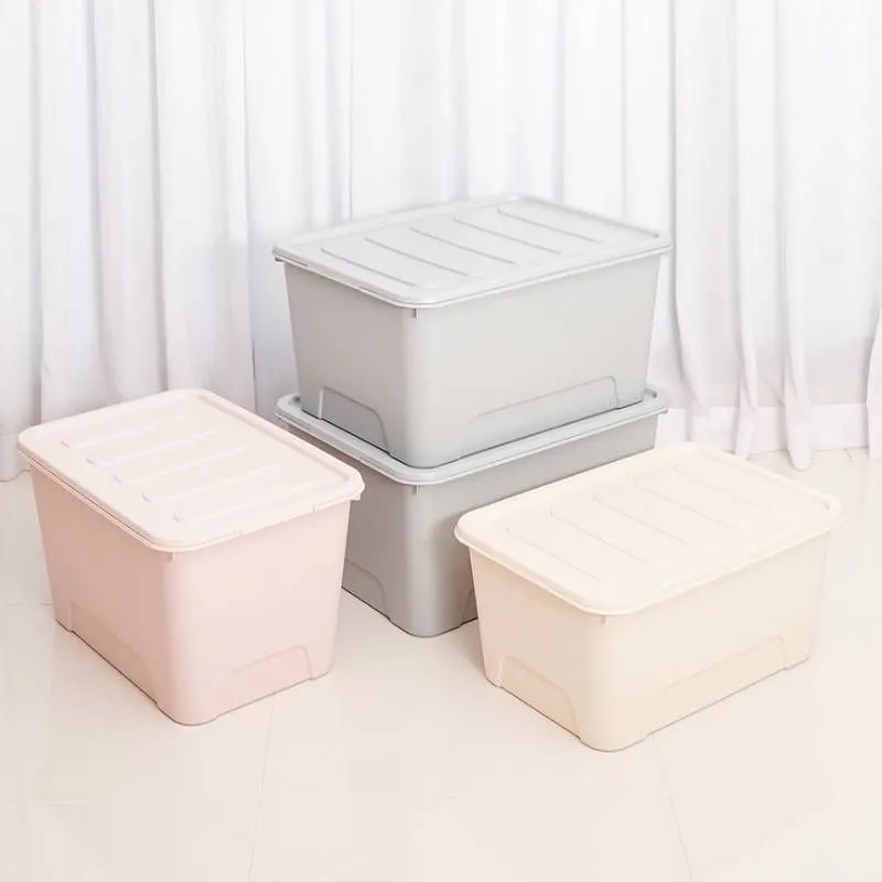 가쯔 1 국내생산 마카롱 리빙박스 수납함 5size 3colors