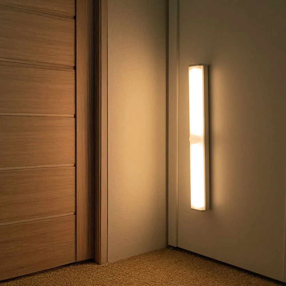 캥거 LED 무선 모션감지 충전식 자석 붙이는 센서등 현관 무드등 조명 2color 5size