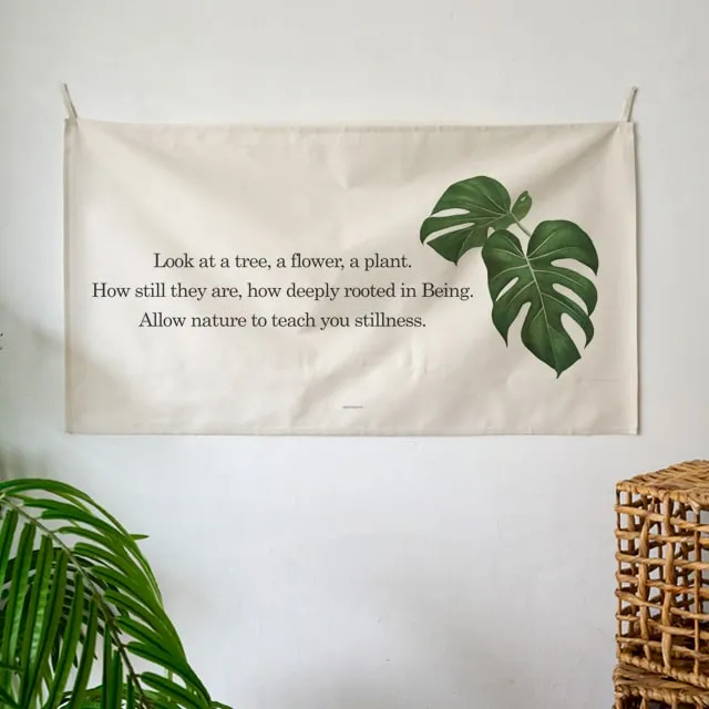 어번던스 plant A_와이드 패브릭 포스터 가리개커튼 2size