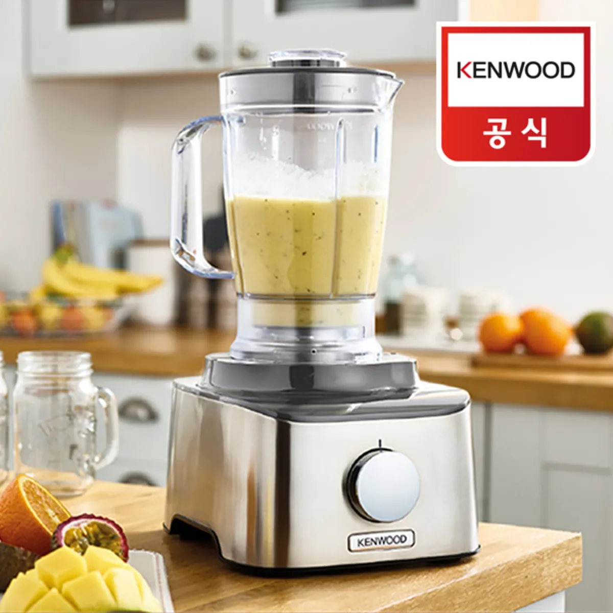 켄우드 3-in-1 멀티 푸드프로세서 대용량 믹서기 FDM300SS