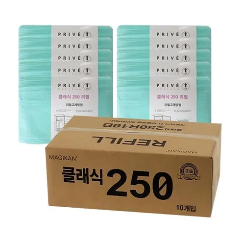 매직캔 리필 봉투 250R10BC