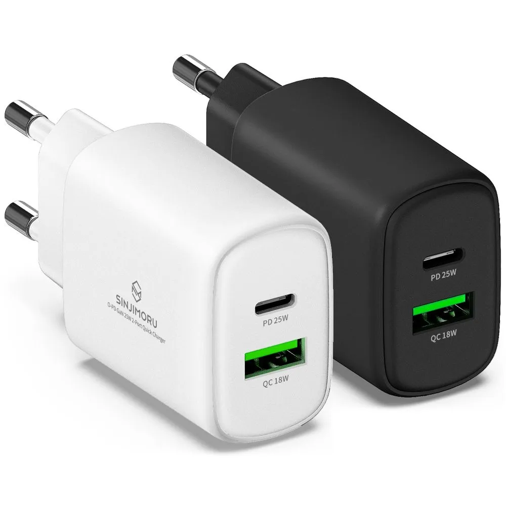 신지모루 25W 고속 충전기 듀얼 PD 3.0 C타입 PPS USB 어댑터 아이폰 갤럭시