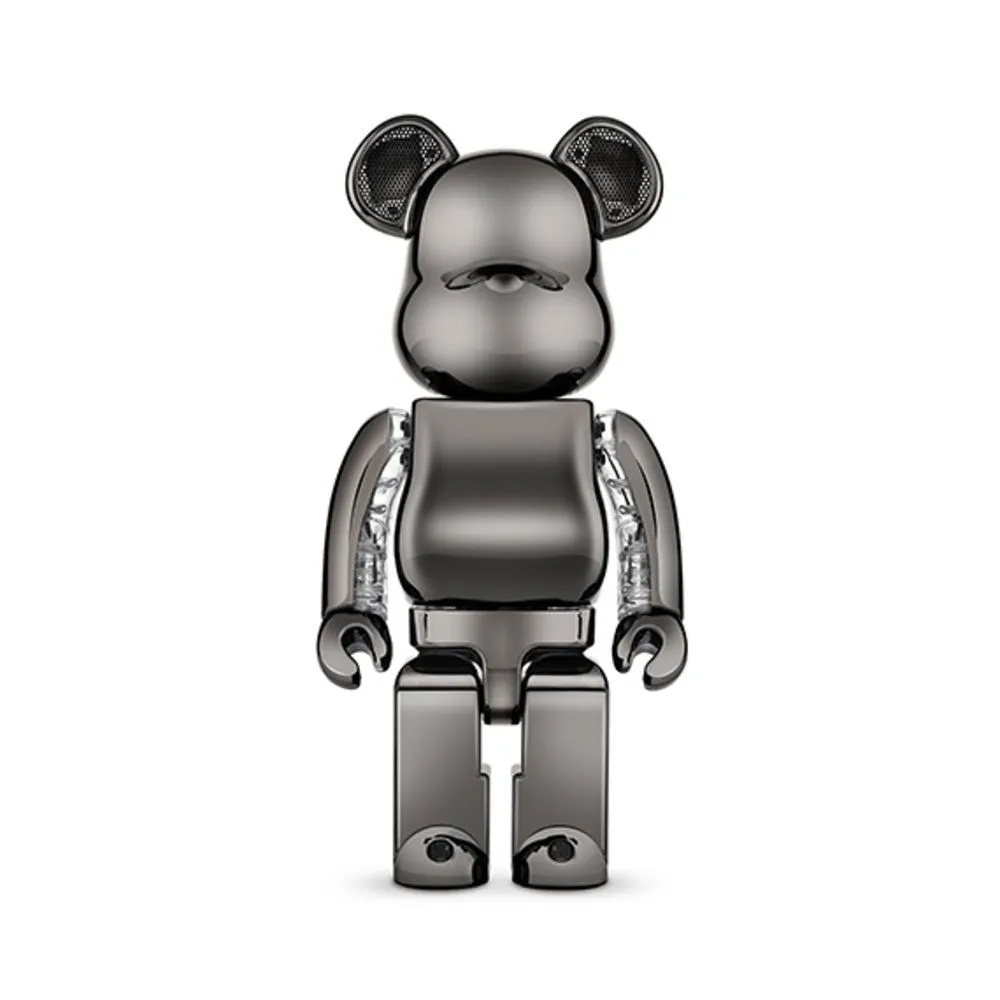 BEARBRICK 베어브릭 오디오 블루투스 스피커 400 크롬 메탈 콜렉션 인테리어