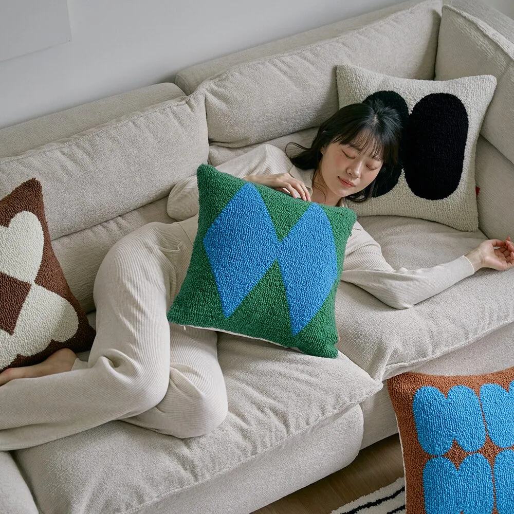 BWTZ 몽글몽글 양털 뽀글이 쿠션커버 45x45 4종