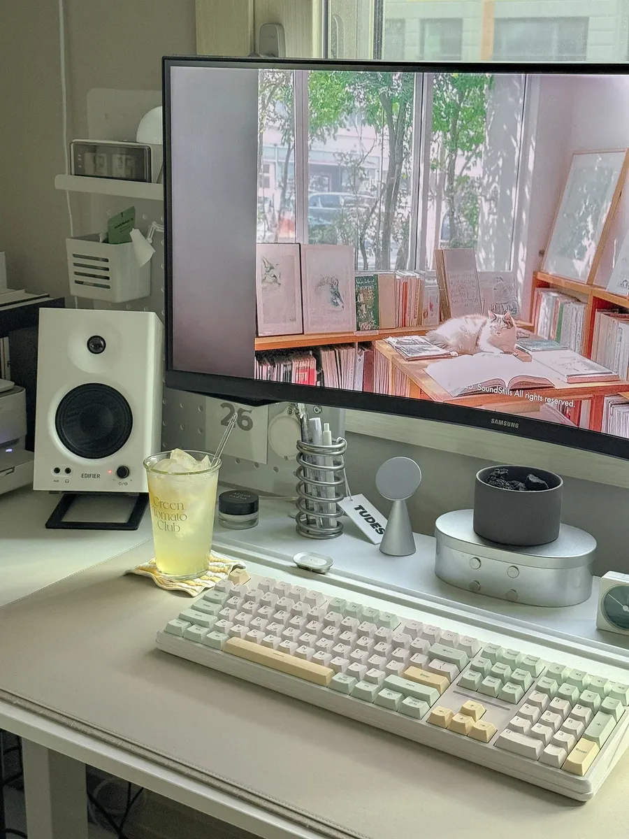 프리플로우 Archon AK27 OSCAFE 유무선 저소음 사무용 멤브레인 키보드