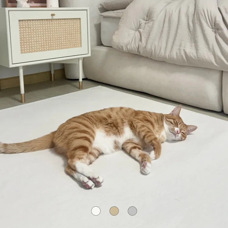 고양이 펫 러그 강아지 매트 카페트 미끄럼방지 워셔블