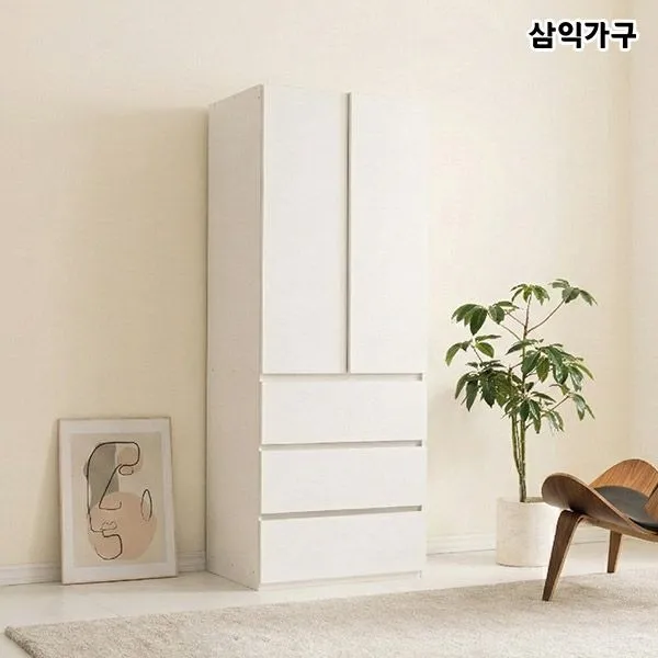 삼익가구 우노 3단 서랍형 키큰 높은 옷장 800
