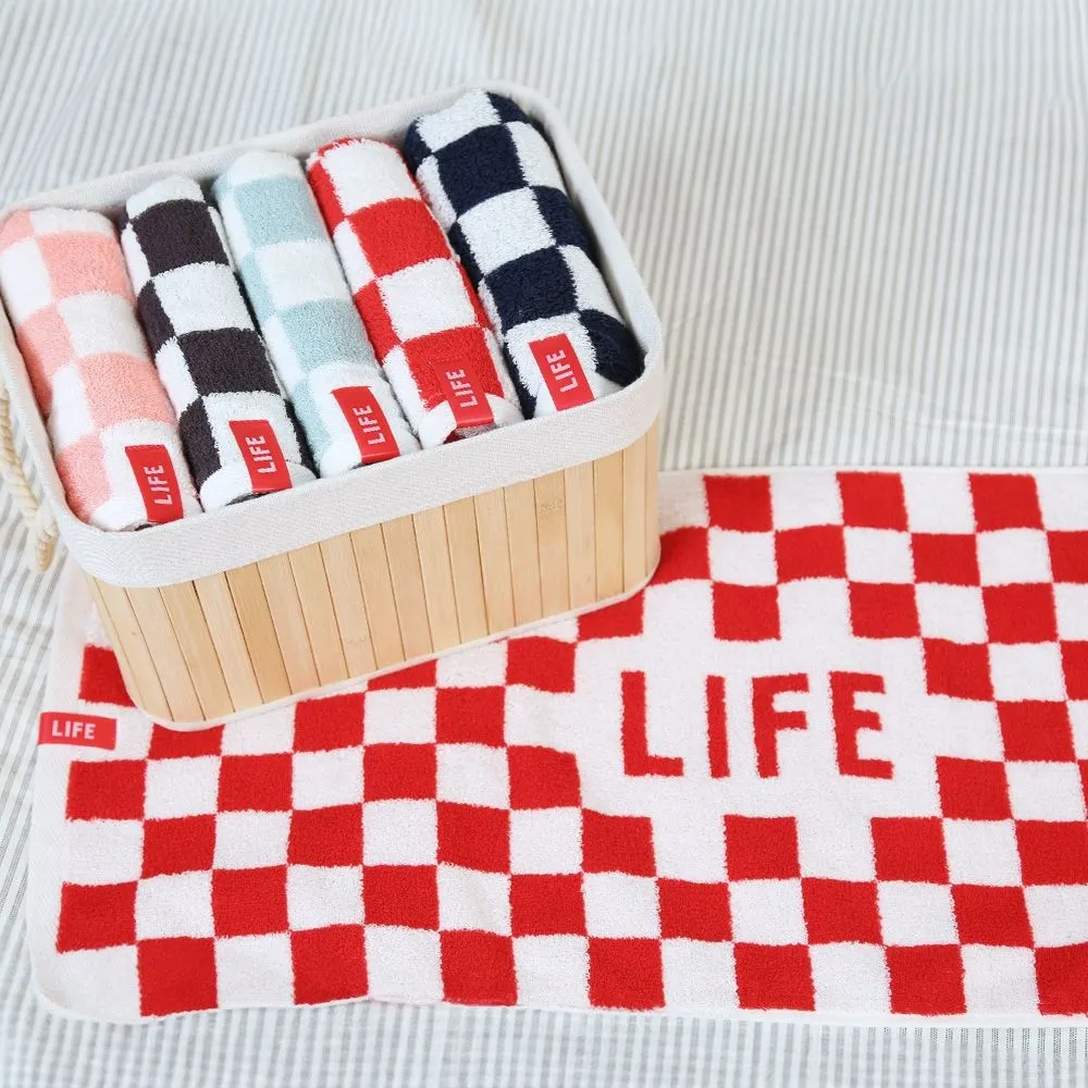 키리아 LIFE 코마사 40수 150g 디자인 타월 10장