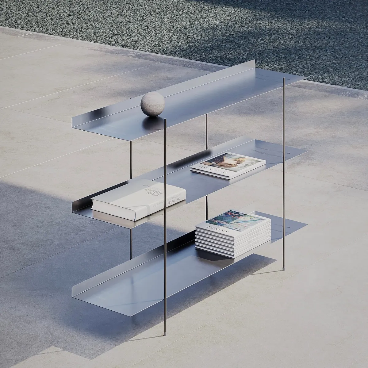 스틸디벨루카 BELLUCA Stainless Simple Shelf