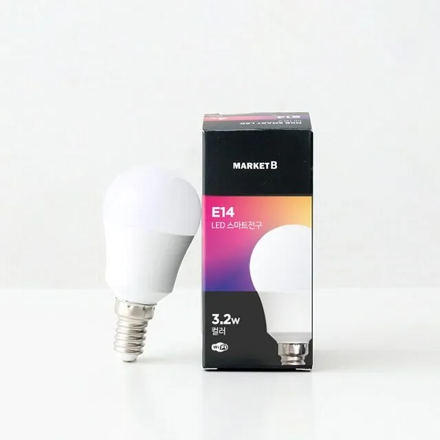E14 LED 스마트전구 3.2W 컬러
