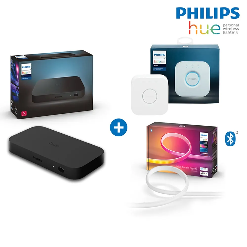 필립스 HUE HDMI 싱크박스 브릿지 그라디언트스트립 2M SET