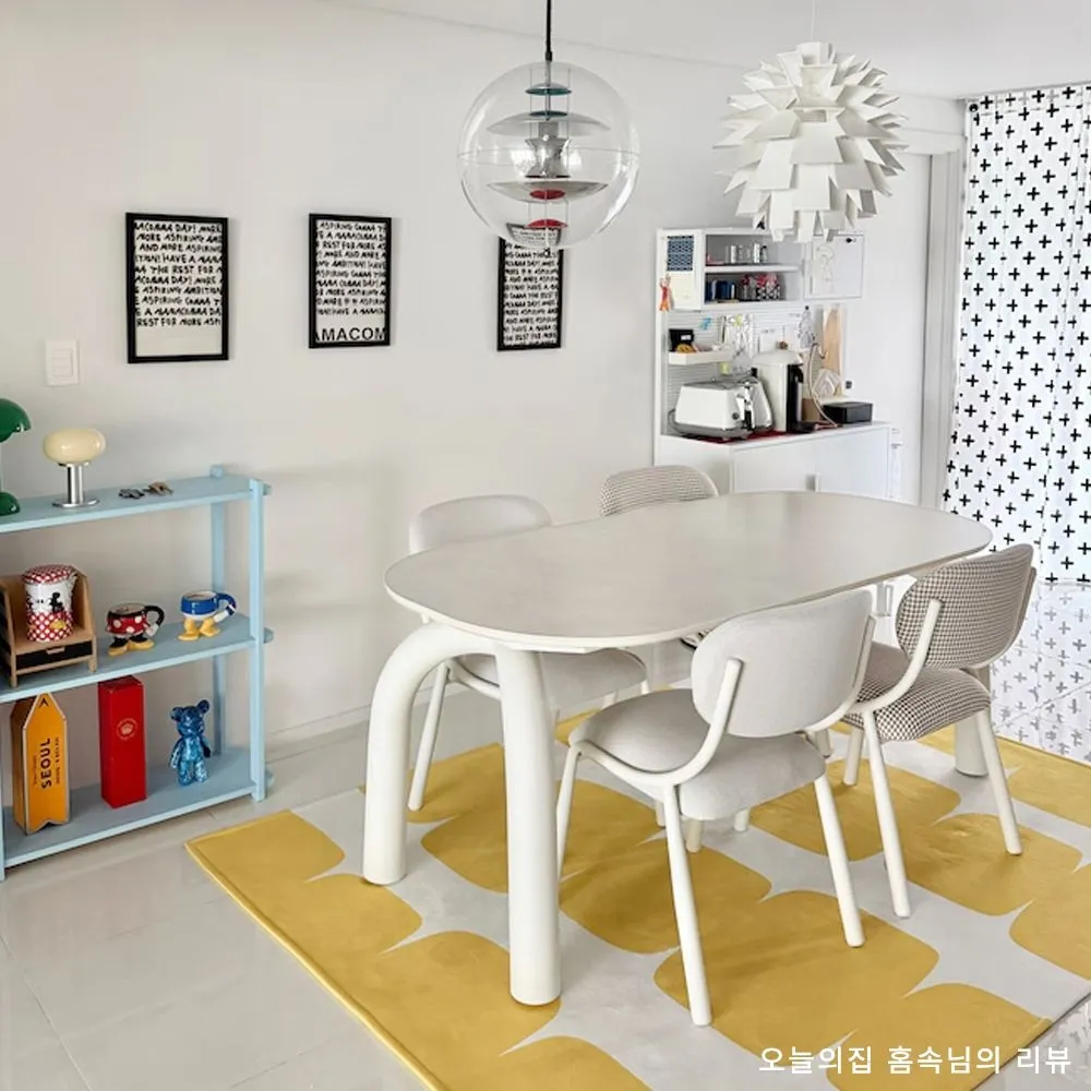 낭트 소리없는 세라믹 식탁 4인용 6인용 포세린 세라믹 식탁 테이블 1600/1800