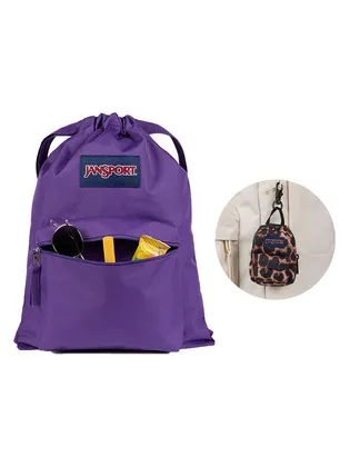 잔스포츠 1 JANSPORT 드로우색 파우치 키링