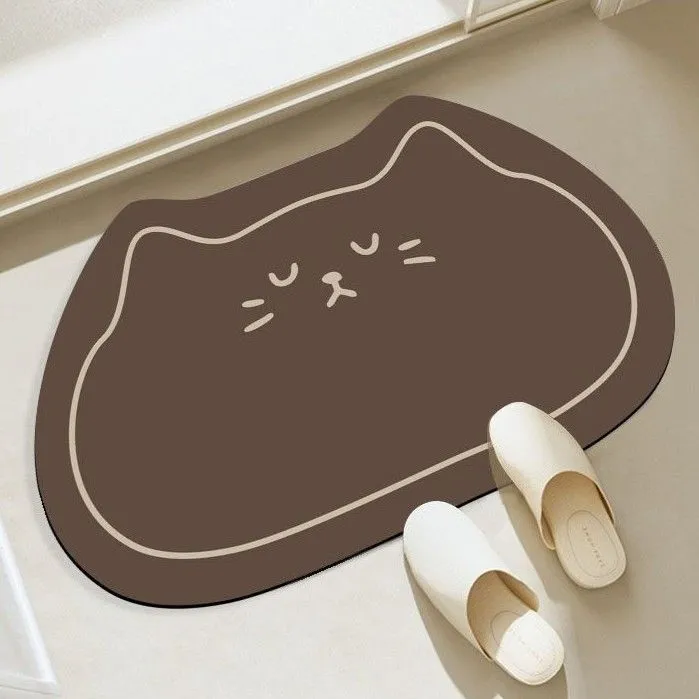 일상색감 고양이 빨아쓰는 규조토발매트 5colors