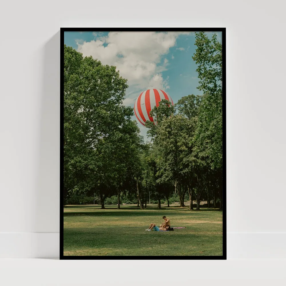쿠나장롱 인테리어 아트포스터 수플 Air Balloon