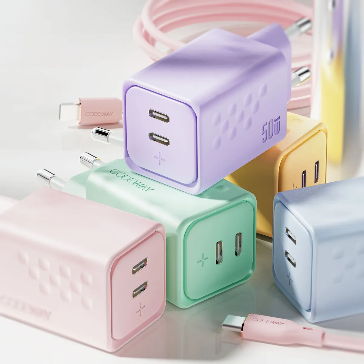 코드웨이 팔레트 50W PD 초고속 C타입 충전기 어댑터