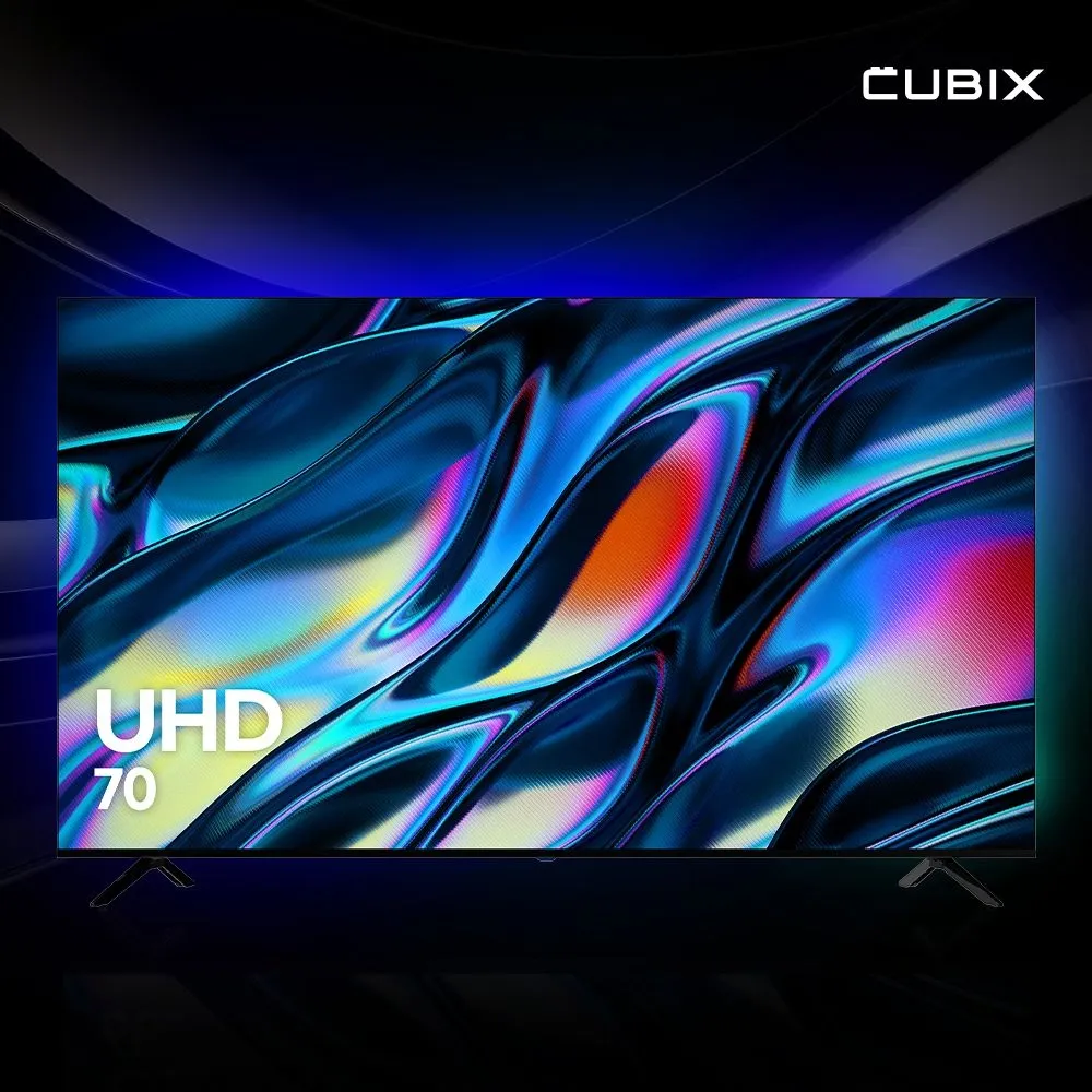 큐빅스전자 큐빅스 177cm 70인치 UHD 4K 울트라 LED TV 에너지효율 1등급