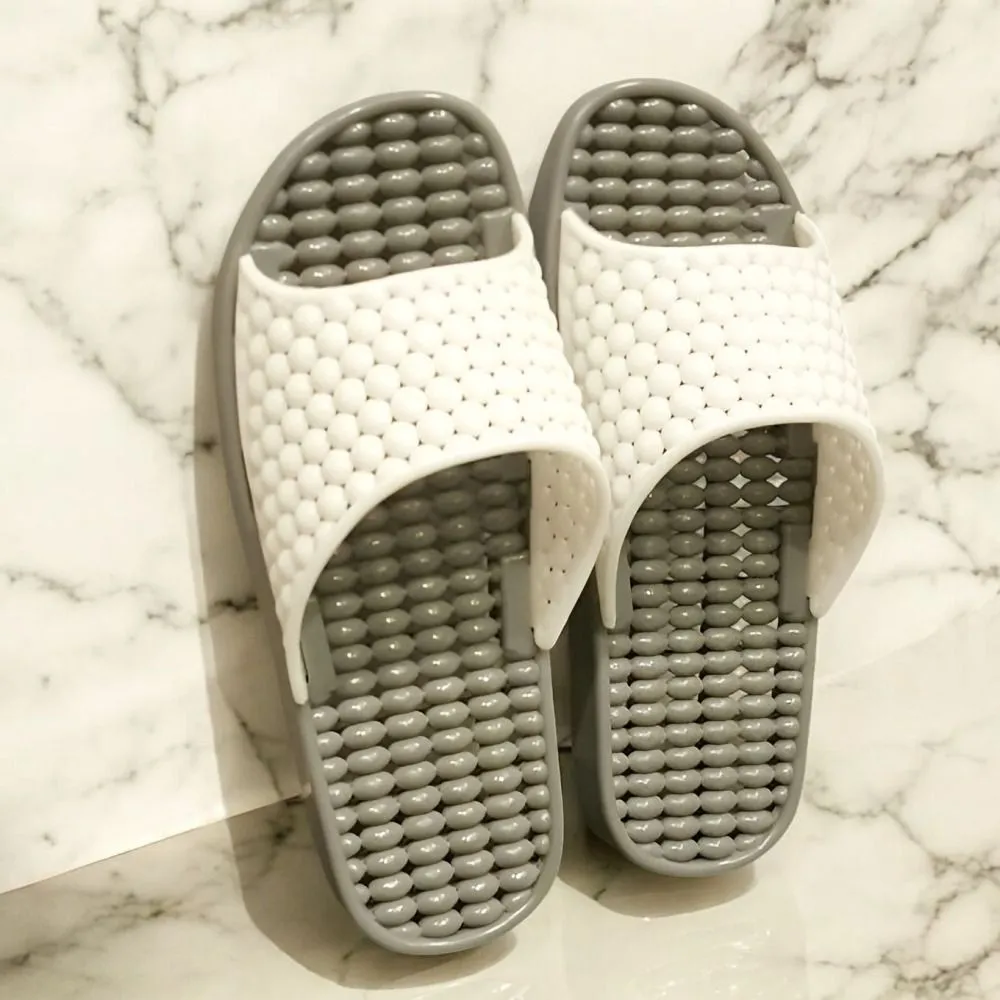 오리엔탈무드 물빠짐 그레이 욕실 슬리퍼 2 sizes