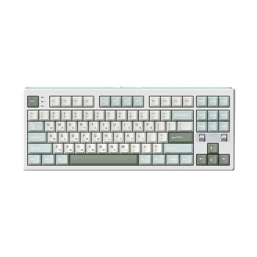 프리플로우 archon F1 PRO TKL 유무선 8K 게이밍 기계식 키보드 말차라떼 에그스톤