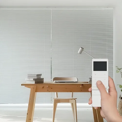 마마바 스마트 IoT 플레인 25mm 알루미늄 전동 블라인드 L타입