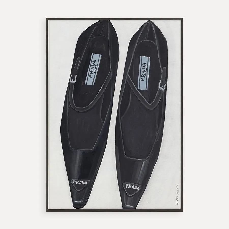 100부 한정 Prada Shoes 세인트 마리아 아트 프린트