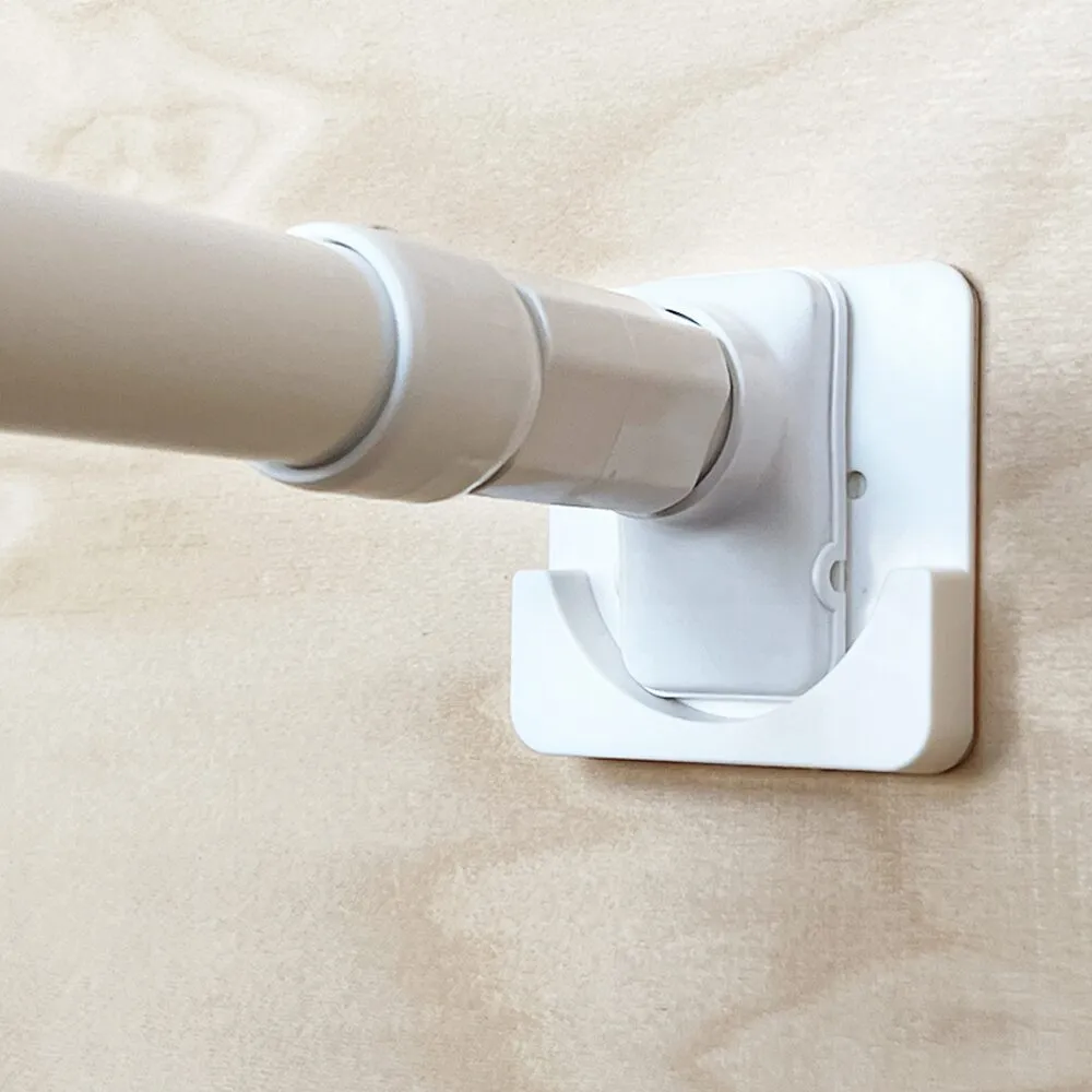 시바타 못없이 압축봉 커튼봉 홀더 고정 브라켓 대형 2P
