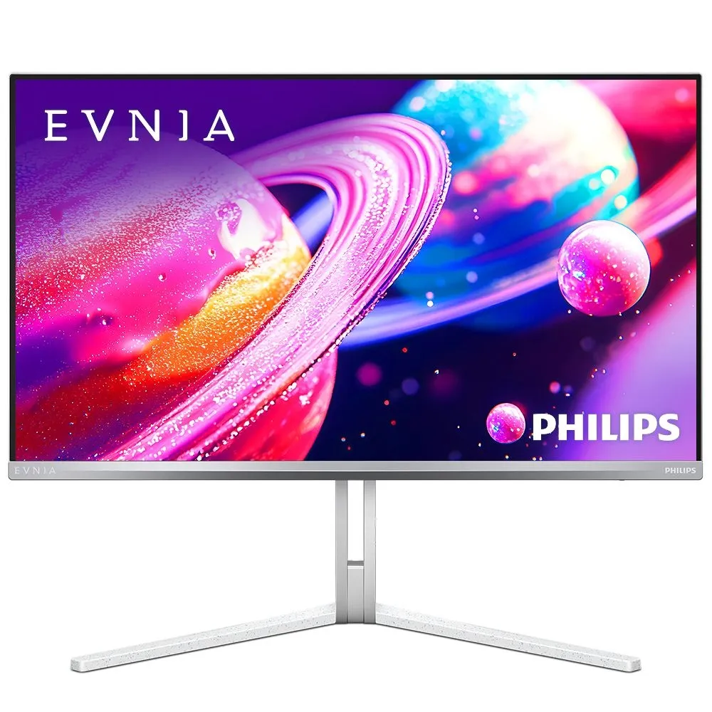 에브니아 27M2N8500 QHD OLED 360 프리싱크 HDR 화이트 게이밍 모니터