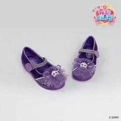 COLLABO 캐치티니핑 LED 벨벳 장식 구두 이클립스핑