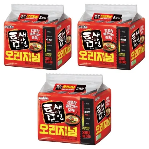 틈새라면 빨계떡 120g