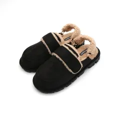 SHOELAMODE 슈라모드 마르디 털슬리퍼 블랙